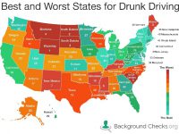 best and worst states for drunk driving
